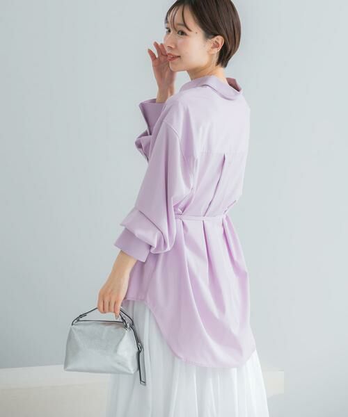 URBAN RESEARCH ROSSO / アーバンリサーチ ロッソ シャツ・ブラウス | シルク混デザインカラーシャツ | 詳細3