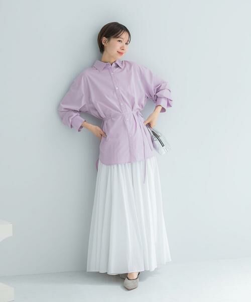 URBAN RESEARCH ROSSO / アーバンリサーチ ロッソ シャツ・ブラウス | シルク混デザインカラーシャツ | 詳細4