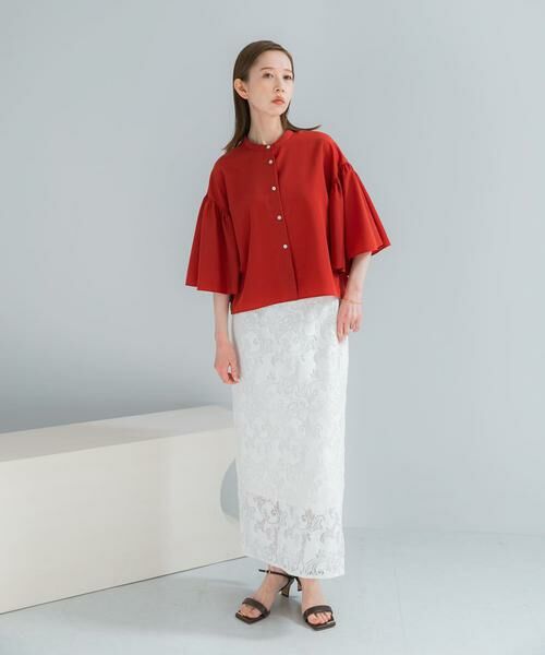 URBAN RESEARCH ROSSO / アーバンリサーチ ロッソ シャツ・ブラウス | UVカットウォッシャブルリネン混ブラウス | 詳細4