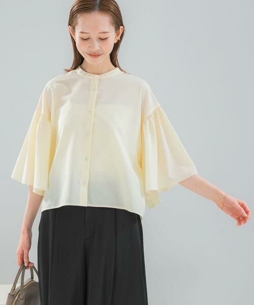 URBAN RESEARCH ROSSO / アーバンリサーチ ロッソ シャツ・ブラウス | UVカットウォッシャブルリネン混ブラウス | 詳細9