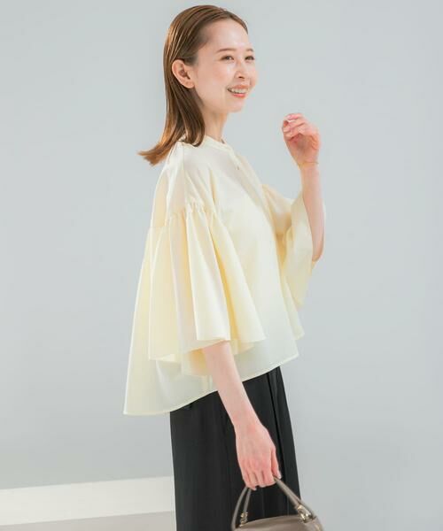 URBAN RESEARCH ROSSO / アーバンリサーチ ロッソ シャツ・ブラウス | UVカットウォッシャブルリネン混ブラウス | 詳細10