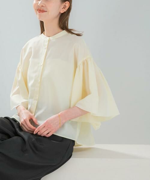 URBAN RESEARCH ROSSO / アーバンリサーチ ロッソ シャツ・ブラウス | UVカットウォッシャブルリネン混ブラウス | 詳細13