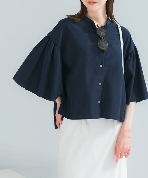 URBAN RESEARCH ROSSO / アーバンリサーチ ロッソ シャツ・ブラウス | UVカットウォッシャブルリネン混ブラウス | 詳細17