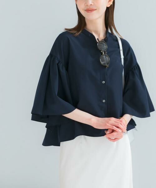 URBAN RESEARCH ROSSO / アーバンリサーチ ロッソ シャツ・ブラウス | UVカットウォッシャブルリネン混ブラウス | 詳細18