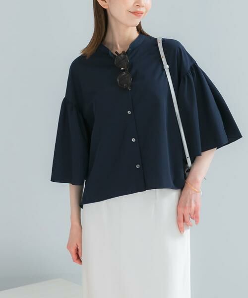 URBAN RESEARCH ROSSO / アーバンリサーチ ロッソ シャツ・ブラウス | UVカットウォッシャブルリネン混ブラウス | 詳細19