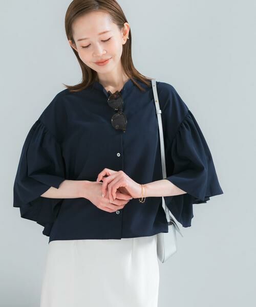 URBAN RESEARCH ROSSO / アーバンリサーチ ロッソ シャツ・ブラウス | UVカットウォッシャブルリネン混ブラウス | 詳細20