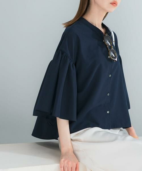 URBAN RESEARCH ROSSO / アーバンリサーチ ロッソ シャツ・ブラウス | UVカットウォッシャブルリネン混ブラウス | 詳細23
