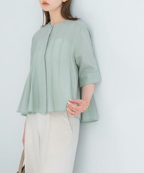 URBAN RESEARCH ROSSO / アーバンリサーチ ロッソ シャツ・ブラウス | 『WEB限定』コットンボイルフレアシャツ | 詳細2