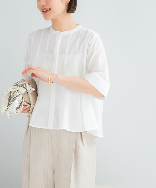 URBAN RESEARCH ROSSO / アーバンリサーチ ロッソ シャツ・ブラウス | 『WEB限定』コットンボイルフレアシャツ（ホワイト）