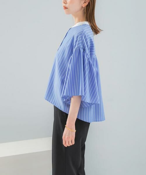 URBAN RESEARCH ROSSO / アーバンリサーチ ロッソ シャツ・ブラウス | ウォッシャブルストライプブラウス | 詳細6