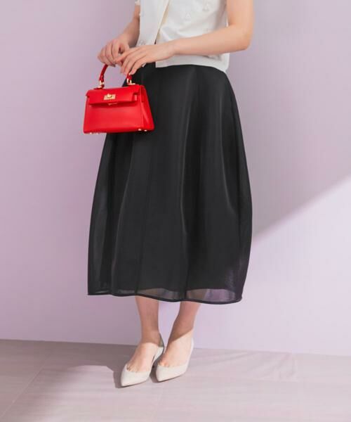 URBAN RESEARCH ROSSO / アーバンリサーチ ロッソ スカート | フラワーベルト付シアーダンボールスカート | 詳細3