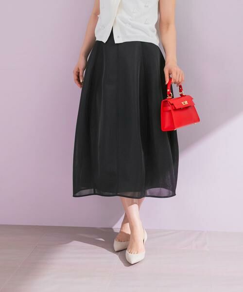 URBAN RESEARCH ROSSO / アーバンリサーチ ロッソ スカート | フラワーベルト付シアーダンボールスカート | 詳細4