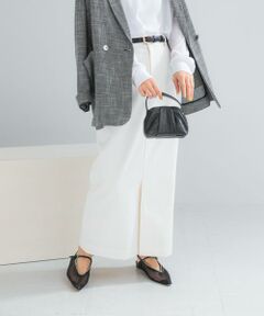 URBAN RESEARCH ROSSO / アーバンリサーチ ロッソ スカート | ベルト付ツイルストレッチスカート