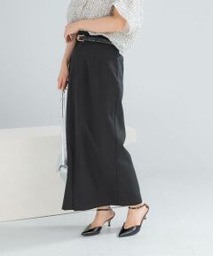 URBAN RESEARCH ROSSO / アーバンリサーチ ロッソ スカート | ベルト付ツイルストレッチスカート