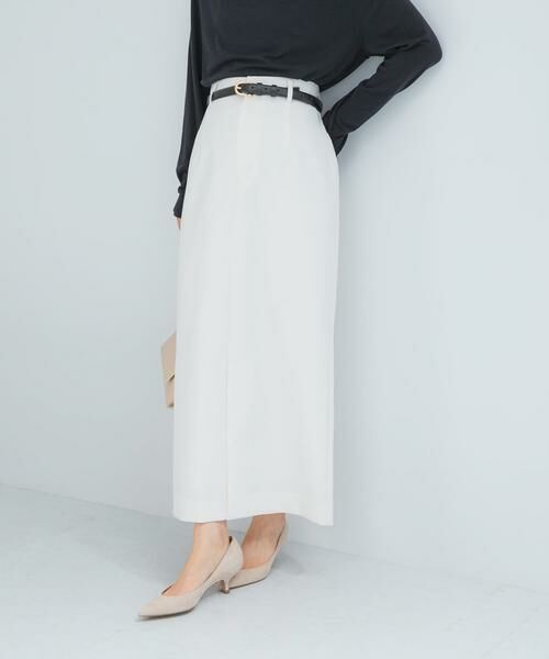 URBAN RESEARCH ROSSO / アーバンリサーチ ロッソ スカート | ベルト付ツイルストレッチスカート | 詳細2
