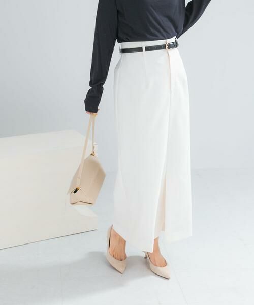 URBAN RESEARCH ROSSO / アーバンリサーチ ロッソ スカート | ベルト付ツイルストレッチスカート | 詳細3
