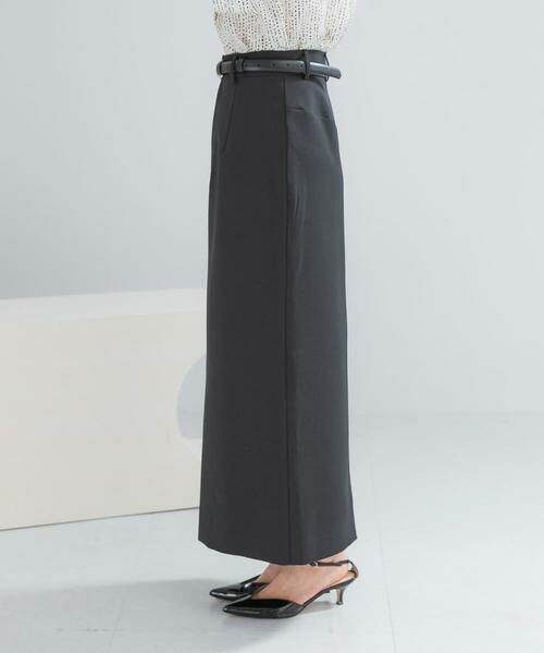 URBAN RESEARCH ROSSO / アーバンリサーチ ロッソ スカート | ベルト付ツイルストレッチスカート | 詳細12