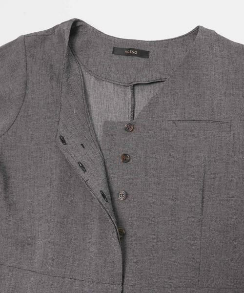 URBAN RESEARCH ROSSO / アーバンリサーチ ロッソ サロペット・オールインワン | リネンライク5分袖オールインワン | 詳細11