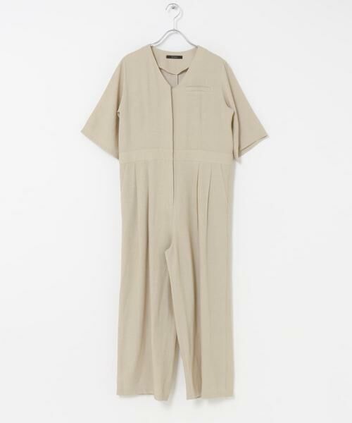 URBAN RESEARCH ROSSO / アーバンリサーチ ロッソ サロペット・オールインワン | リネンライク5分袖オールインワン | 詳細22