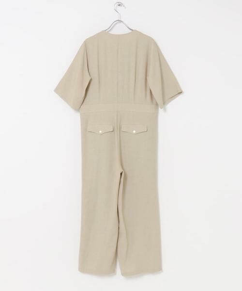 URBAN RESEARCH ROSSO / アーバンリサーチ ロッソ サロペット・オールインワン | リネンライク5分袖オールインワン | 詳細24