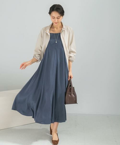 URBAN RESEARCH ROSSO / アーバンリサーチ ロッソ ワンピース | 2WAYキュプラ混キャミワンピース | 詳細1