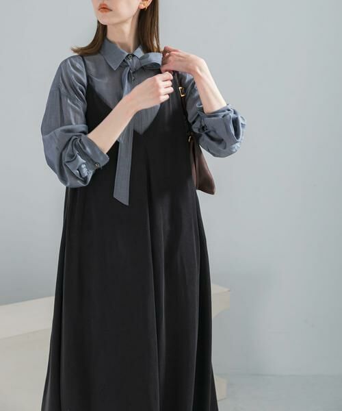 URBAN RESEARCH ROSSO / アーバンリサーチ ロッソ ワンピース | 2WAYキュプラ混キャミワンピース | 詳細5