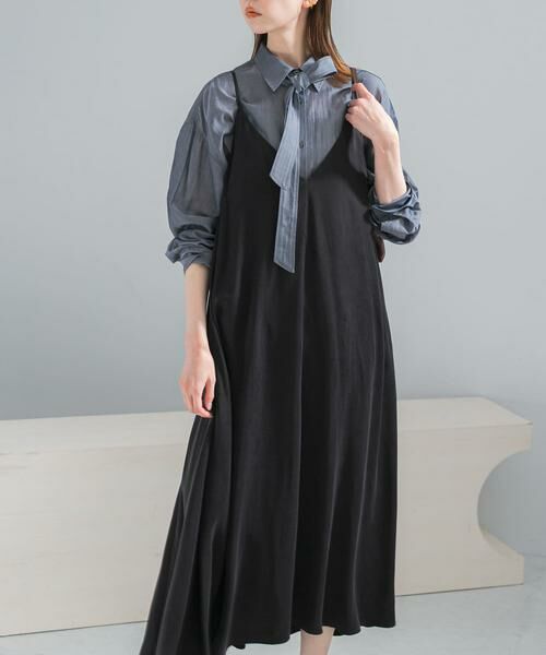 URBAN RESEARCH ROSSO / アーバンリサーチ ロッソ ワンピース | 2WAYキュプラ混キャミワンピース | 詳細6