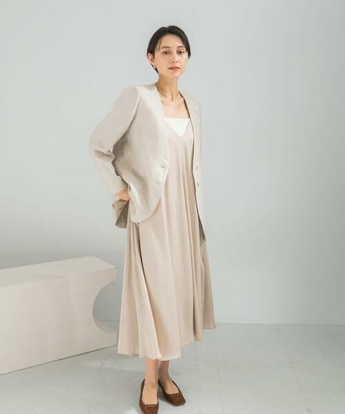 URBAN RESEARCH ROSSO / アーバンリサーチ ロッソ ワンピース | 2WAYキュプラ混キャミワンピース | 詳細17