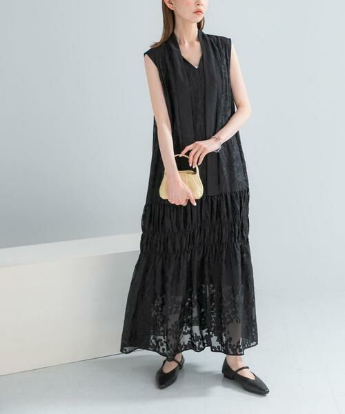 URBAN RESEARCH ROSSO / アーバンリサーチ ロッソ ドレス | シアージャガードワンピース | 詳細13