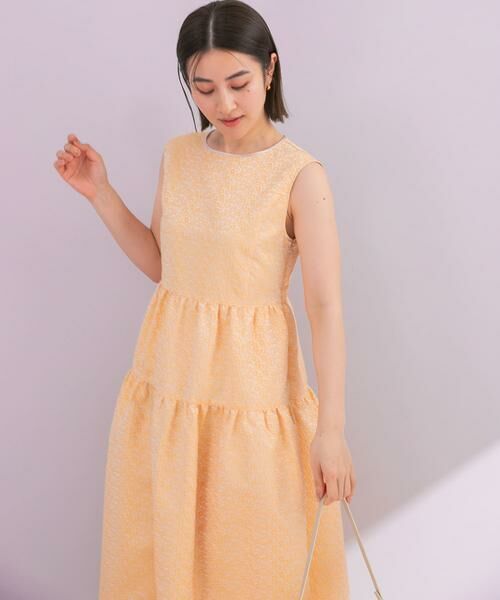 URBAN RESEARCH ROSSO / アーバンリサーチ ロッソ ワンピース | フラワージャガードフォルムワンピース | 詳細1