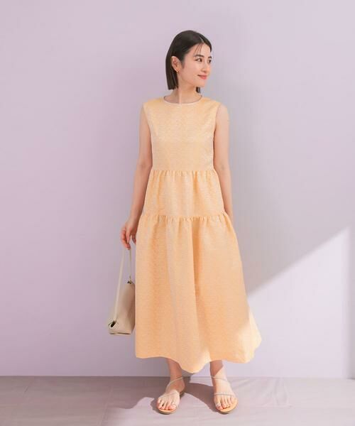 URBAN RESEARCH ROSSO / アーバンリサーチ ロッソ ワンピース | フラワージャガードフォルムワンピース | 詳細5