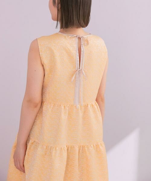 URBAN RESEARCH ROSSO / アーバンリサーチ ロッソ ワンピース | フラワージャガードフォルムワンピース | 詳細9