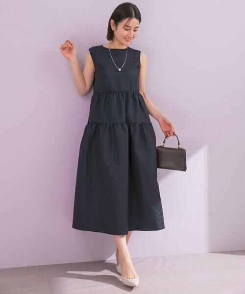 URBAN RESEARCH ROSSO / アーバンリサーチ ロッソ ワンピース | フラワージャガードフォルムワンピース | 詳細18