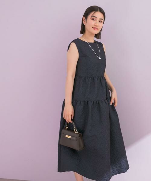 URBAN RESEARCH ROSSO / アーバンリサーチ ロッソ ワンピース | フラワージャガードフォルムワンピース | 詳細19