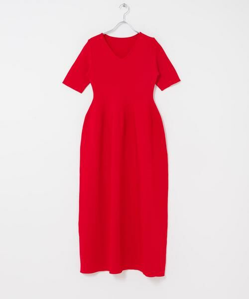 URBAN RESEARCH ROSSO / アーバンリサーチ ロッソ ワンピース | 『一部WEB限定カラー』フォルムニットVネックワンピース | 詳細7