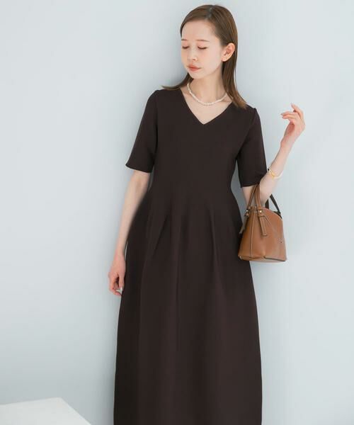 URBAN RESEARCH ROSSO / アーバンリサーチ ロッソ ワンピース | 『一部WEB限定カラー』フォルムニットVネックワンピース | 詳細9