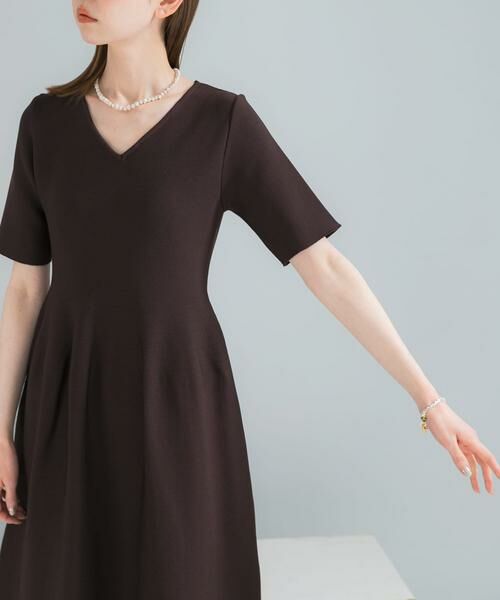 URBAN RESEARCH ROSSO / アーバンリサーチ ロッソ ワンピース | 『一部WEB限定カラー』フォルムニットVネックワンピース | 詳細18