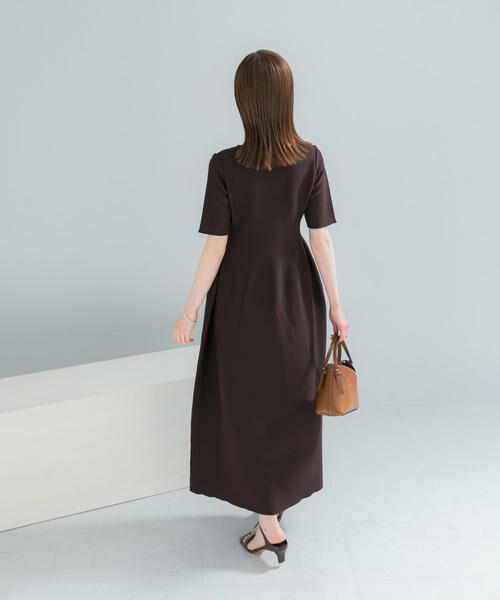 URBAN RESEARCH ROSSO / アーバンリサーチ ロッソ ワンピース | 『一部WEB限定カラー』フォルムニットVネックワンピース | 詳細14