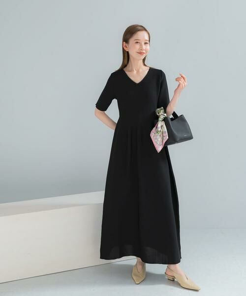 URBAN RESEARCH ROSSO / アーバンリサーチ ロッソ ワンピース | 『一部WEB限定カラー』フォルムニットVネックワンピース | 詳細23