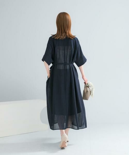 URBAN RESEARCH ROSSO / アーバンリサーチ ロッソ ワンピース | セミシアー5分袖シャツワンピース | 詳細6