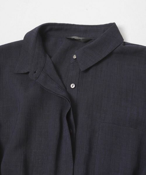 URBAN RESEARCH ROSSO / アーバンリサーチ ロッソ ワンピース | セミシアー5分袖シャツワンピース | 詳細8