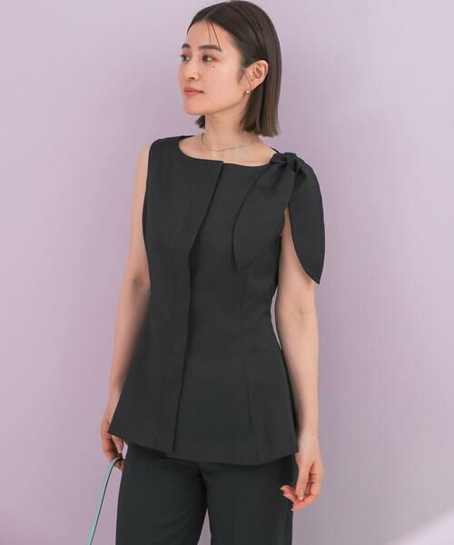 URBAN RESEARCH ROSSO / アーバンリサーチ ロッソ セットアップ | リボンデザイン2WAYジレセットアップ | 詳細1