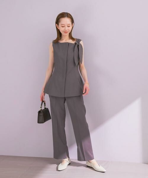 URBAN RESEARCH ROSSO / アーバンリサーチ ロッソ セットアップ | リボンデザイン2WAYジレセットアップ | 詳細17