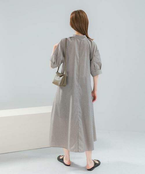 URBAN RESEARCH ROSSO / アーバンリサーチ ロッソ ワンピース | 『WEB限定』『UR TECH Smart Linen Touch』イージーリネンシャツワンピース | 詳細5