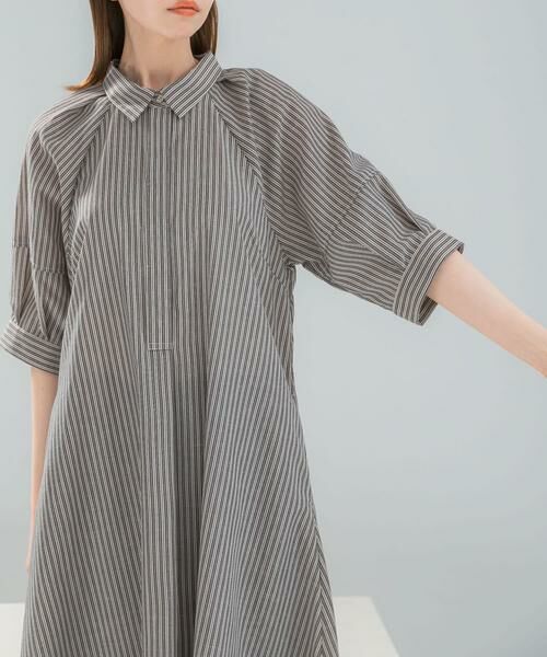 URBAN RESEARCH ROSSO / アーバンリサーチ ロッソ ワンピース | 『WEB限定』『UR TECH Smart Linen Touch』イージーリネンシャツワンピース | 詳細9