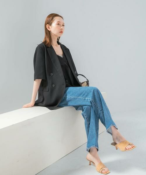 URBAN RESEARCH ROSSO / アーバンリサーチ ロッソ その他アウター | 防シワ リネンライクハーフスリーブジャケット | 詳細4