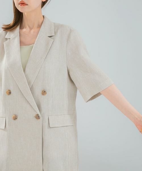 URBAN RESEARCH ROSSO / アーバンリサーチ ロッソ その他アウター | 防シワ リネンライクハーフスリーブジャケット | 詳細19