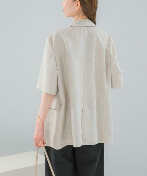 URBAN RESEARCH ROSSO / アーバンリサーチ ロッソ その他アウター | 防シワ リネンライクハーフスリーブジャケット | 詳細11