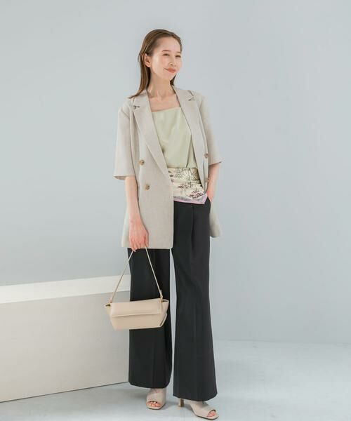 URBAN RESEARCH ROSSO / アーバンリサーチ ロッソ その他アウター | 防シワ リネンライクハーフスリーブジャケット | 詳細13