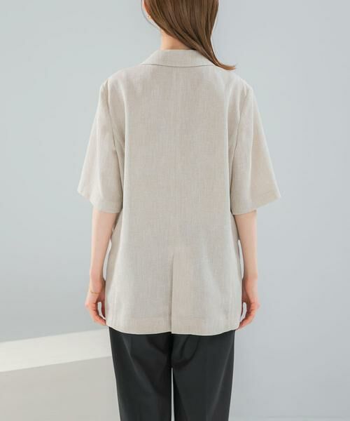 URBAN RESEARCH ROSSO / アーバンリサーチ ロッソ その他アウター | 防シワ リネンライクハーフスリーブジャケット | 詳細17
